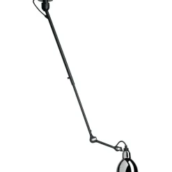 Lampe Gras N°302 Taklampa, Svart / Frostat Glas