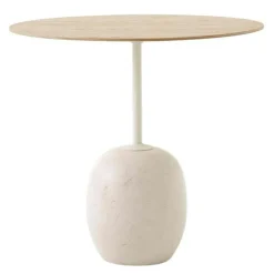 &Tradition Sidobord & Avlastningsbord|Soffbord-Lato LN9 Oval Bord, Djupgrön / Verde Alpi Marble