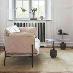 &Tradition Sidobord & Avlastningsbord|Soffbord-Lato LN9 Oval Bord, Djupgrön / Verde Alpi Marble