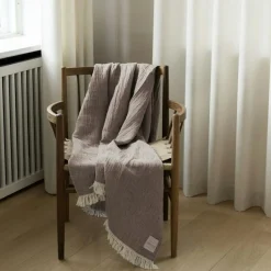 Elvang Plädar & Filtar-Lavender Pläd 130x180 cm, Brun