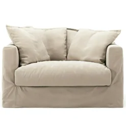 Decotique Fåtöljer-Le Grand Air Love Seat Bomull, Ljusgrå