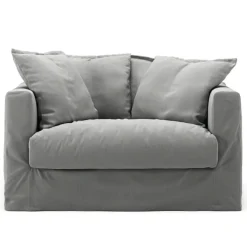 Decotique Fåtöljer-Le Grand Air Love Seat Bomull, Ljusgrå