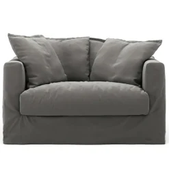 Decotique Fåtöljer-Le Grand Air Love Seat Bomull, Ljusgrå