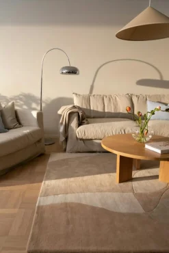 Decotique Fåtöljer-Le Grand Air Nou Love Seat Linne, Creamy White