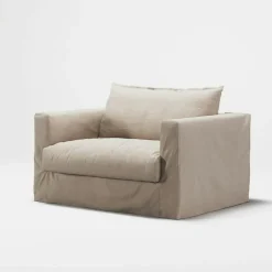 Le Grand Air Nou Love Seat Bomull, Vit