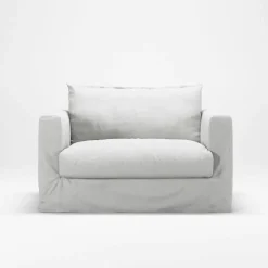 Le Grand Air Nou Love Seat Bomull, Vit