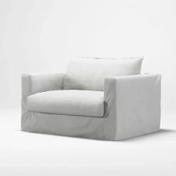 Le Grand Air Nou Love Seat Bomull, Vit