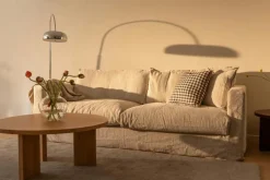 Le grand Air Nou 3-Sitssoffa Linne, Creamy White