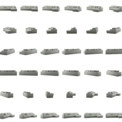 Decotique Hörnsoffor & Divansoffor-Le Grand Air 3-Sitssoffa Bomull Divan Höger, Beige