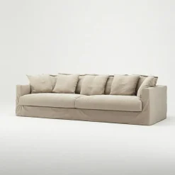 Le Grand Air 4-Sitssoffa Bomull, Beige