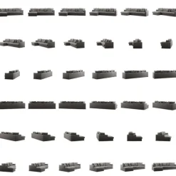 Decotique Hörnsoffor & Divansoffor-Le Grand Air 3-Sitssoffa Bomull Divan Vänster, Beige