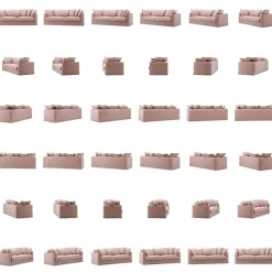 Decotique 3-Sitssoffor-Le Grand Air 3-Sitssoffa Linne, Natural Blonde