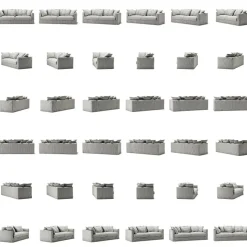 Decotique 3-Sitssoffor-Le Grand Air 3-Sitssoffa Linne, Natural Blonde