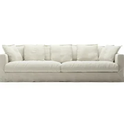 Le Grand Air 4-Sitssoffa Linne, Creamy White