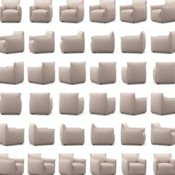 Le Petite Fåtölj Zebra, Brun / Vit