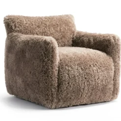 Le Petite Fåtölj Zebra, Brun / Vit