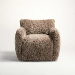 Le Petite Fåtölj Zebra, Brun / Vit