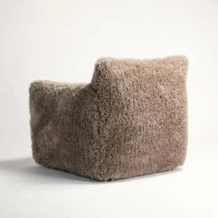 Le Petite Fåtölj Zebra, Brun / Vit