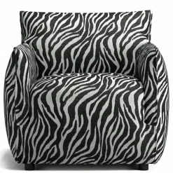 Le Petite Fåtölj Zebra, Brun / Vit
