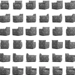 Le Petite Fåtölj Zebra, Brun / Vit