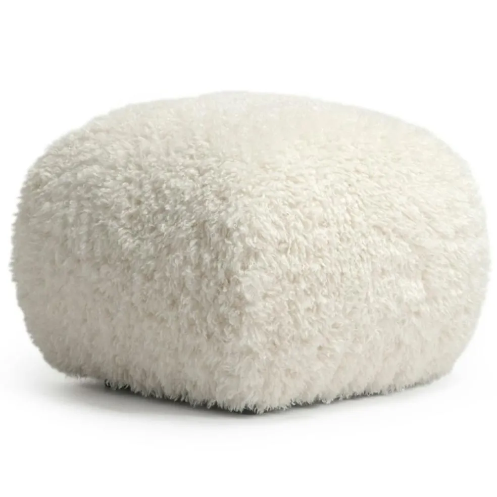 Le Petite Sittpuff Zebra, Brun / Vit