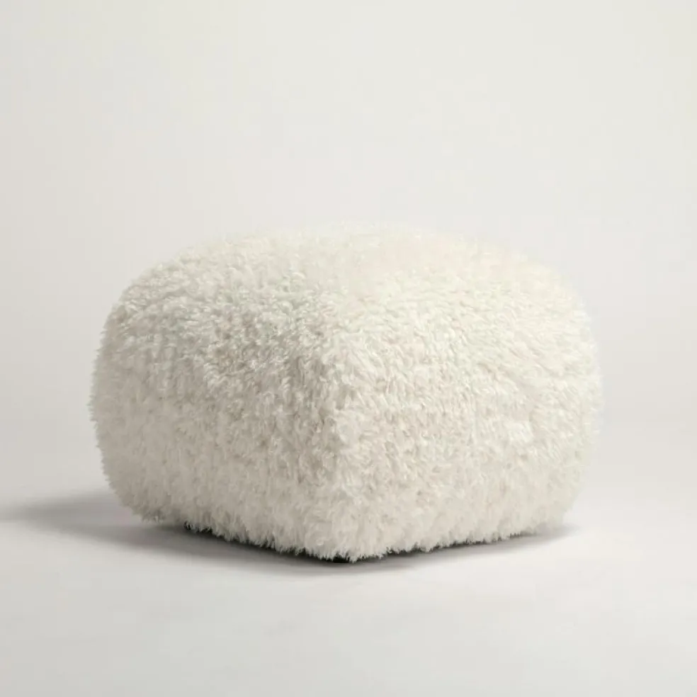 Le Petite Sittpuff Zebra, Brun / Vit