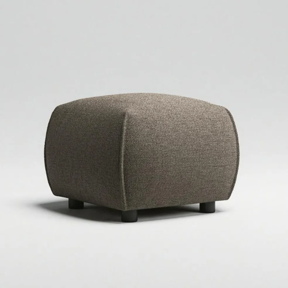 Le Petite Sittpuff Zebra, Brun / Vit