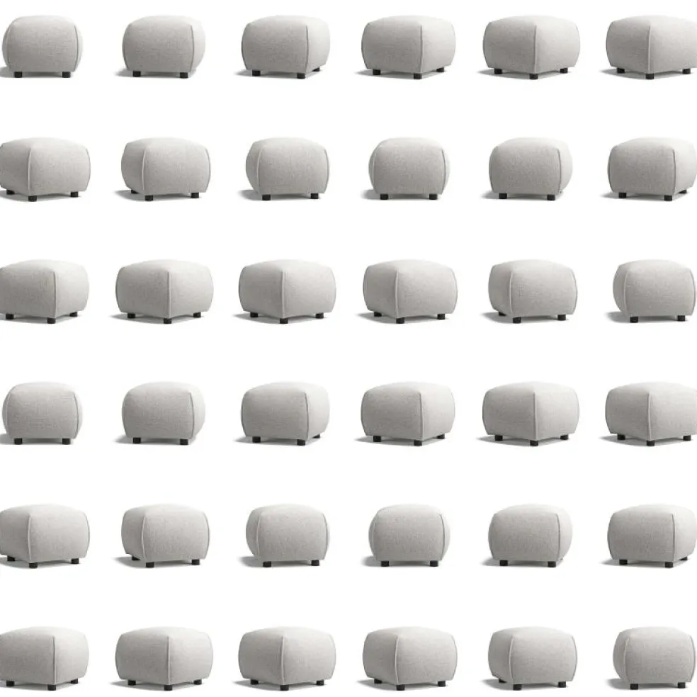 Le Petite Sittpuff Zebra, Brun / Vit