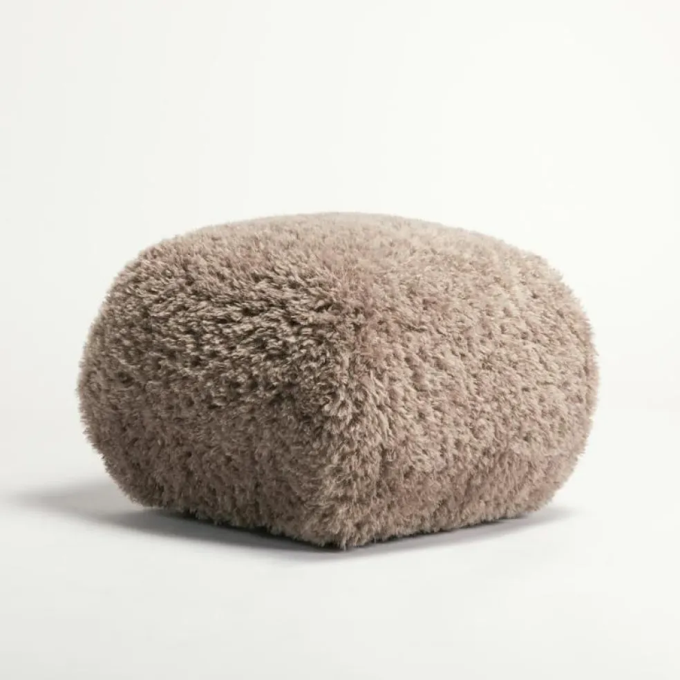 Le Petite Sittpuff Zebra, Brun / Vit