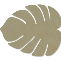 Leaf Glasunderlägg 12x14 cm, Herbal Dust