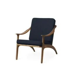 Warm Nordic Fåtöljer-Lean Back Loungestol, Vitoljad Ek / Natur