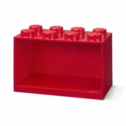 LEGO® Brick Hylla 8 Knoppar, Röd