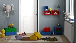 LEGO® Förvaring Med 2 Lådor 8 Knoppar, Medium Stone Grey