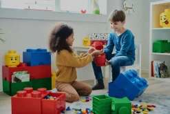 LEGO® Förvaring Med 2 Lådor 8 Knoppar, Medium Stone Grey