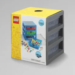 LEGO® Hylla Med 3 Lådor, Röd