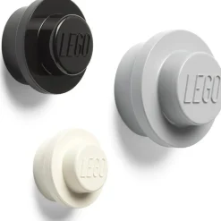 Barn Room Copenhagen Krokar & Galgar|Klädförvaring Barn-LEGO® Väggkrokar 3-pack, Blå / Röd / Gul