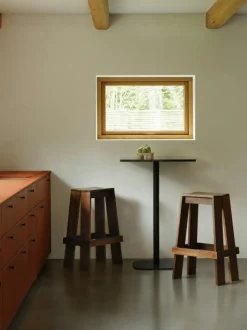 Let Barstol 75 cm, Mörkbetsad Ask