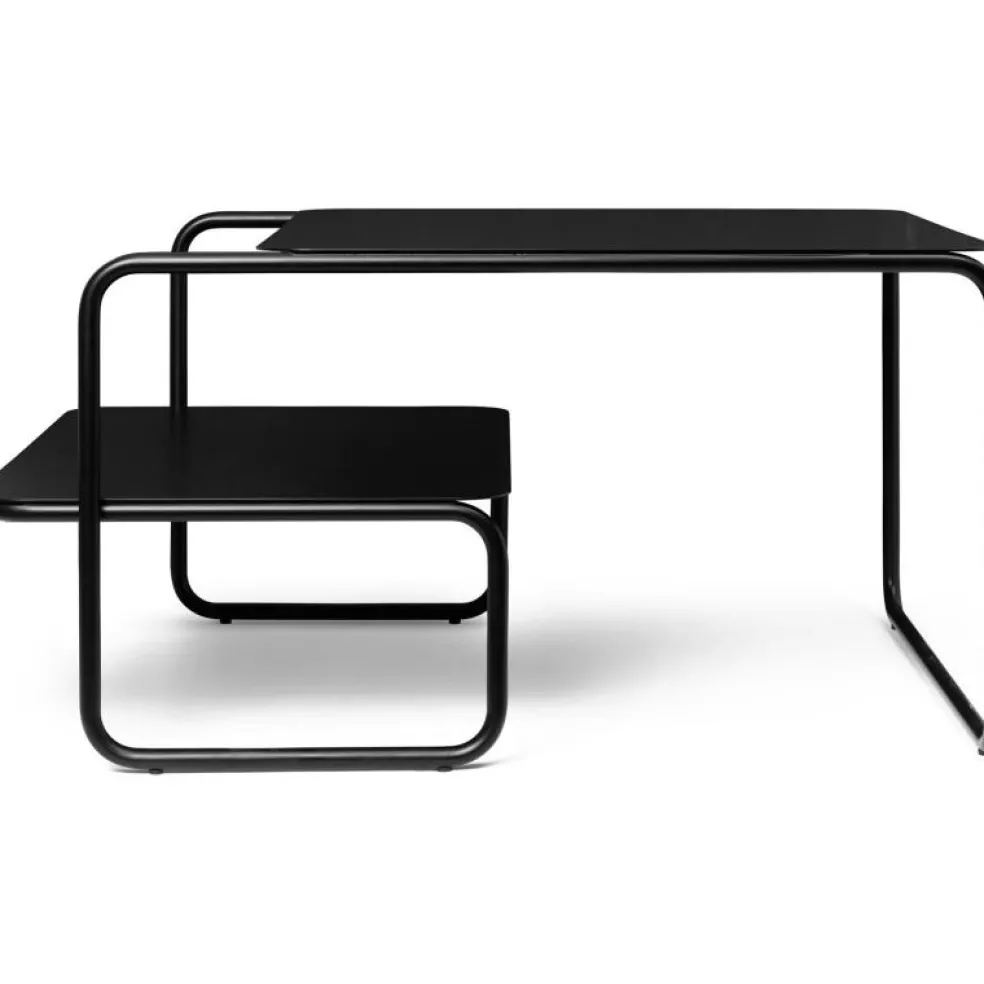 Level Soffbord 79x60 cm, Svart