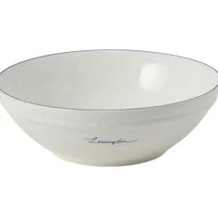Lexington Serveringsskålar-Porcelain Small Skål 15,5 cm 4-pack, Vit / Mörkblå