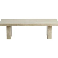 Lågt Soffbord Travertin, 35x70 cm