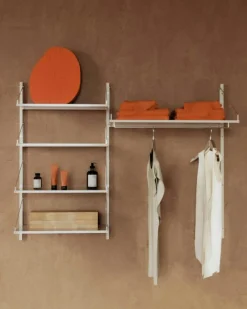 Frama Modulära Hyllsystem-Library Hylla Med Hängare 80x185 cm,