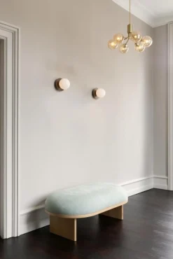 Nuura Badrumsbelysning|Vägglampor-Liila 1 Vägg-/Taklampa 165 mm, Light Silver / Opal