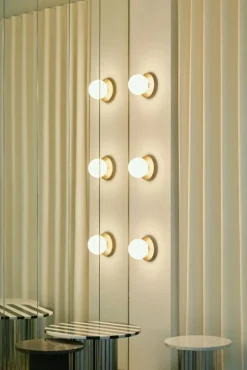 Nuura Badrumsbelysning|Vägglampor-Liila 1 Vägg-/Taklampa 165 mm, Light Silver / Opal