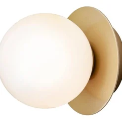 Nuura Badrumsbelysning|Vägglampor-Liila 1 Vägg-/Taklampa 140 mm, Nordic Gold / Klar