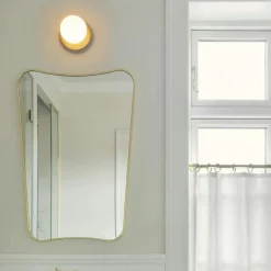 Nuura Badrumsbelysning|Vägglampor-Liila 1 Vägg-/Taklampa 140 mm, Nordic Gold / Klar