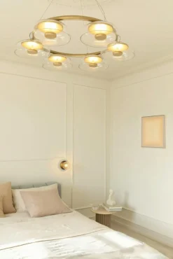 Nuura Badrumsbelysning|Vägglampor-Liila 1 Vägg-/Taklampa 140 mm, Nordic Gold / Klar