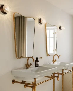 Nuura Badrumsbelysning|Vägglampor-Liila 1 Vägg-/Taklampa 140 mm, Nordic Gold / Klar