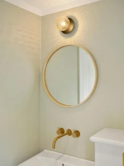 Nuura Badrumsbelysning|Vägglampor-Liila 1 Vägg-/Taklampa 140 mm, Nordic Gold / Klar