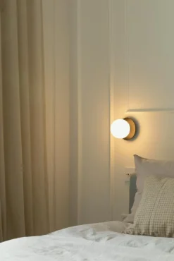 Nuura Badrumsbelysning|Vägglampor-Liila 1 Vägg-/Taklampa 140 mm, Nordic Gold / Klar