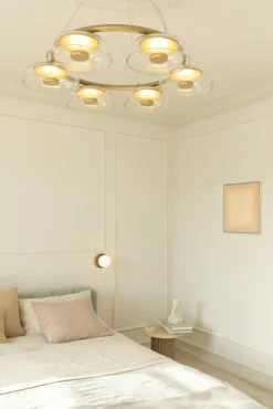 Nuura Badrumsbelysning|Vägglampor-Liila 1 Vägg-/Taklampa 140 mm, Nordic Gold / Klar